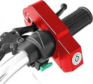 Universal Motorcycle Lock, Front Brake and Clutch Locks for Dirt Bike, Security Lock Motorcycle Handlebar Lock Anti Theft ...