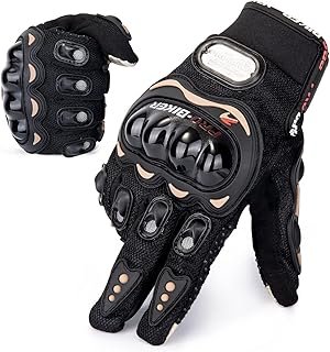 WOTOW Motorcycle Gloves for Men Women, Touchscreen Summer Mountain Dirt Bike Gloves Breathable Powersports Racing Gloves f...