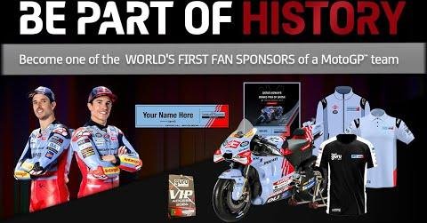 Gresini Racing Revolutionizes MotoGP Sponsorship with Fan-Powered Program